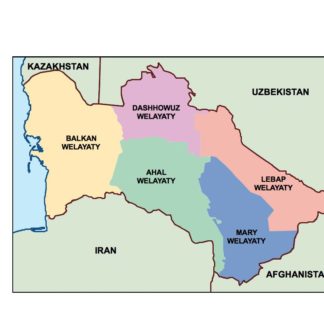 turkmenistan powerpoint mapa presentaciones