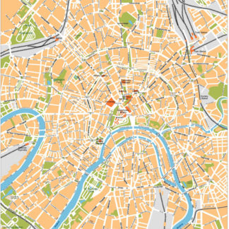 Moscow Illustrator Mapa vectorial