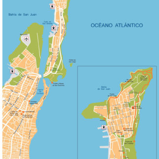 San Juan Illustrator Mapa vectorial