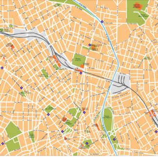 Sao Paulo Illustrator Mapa vectorial