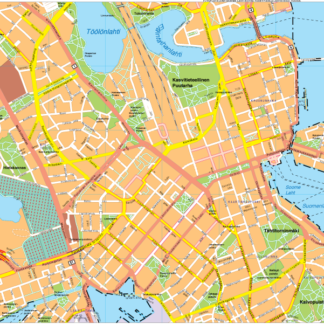Helsinki Vector EPS Mapa vectorial