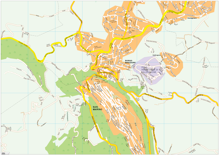 San Marino Vector EPS Mapa vectorial