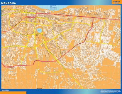 Mapa de Managua
