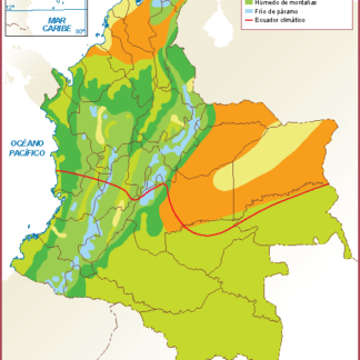 Colombia mapa clima