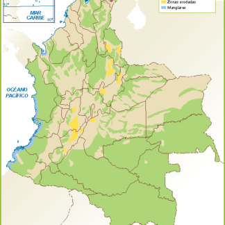 Colombia mapa flora fauna